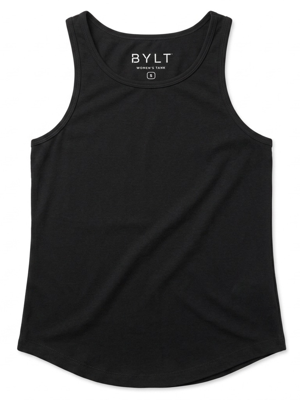 BYLT Basics Women's Drop-Cut Tank Top Black Size S